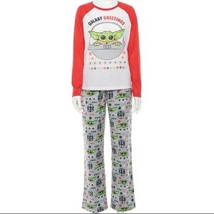 NWT Baby Yoda Pajamas